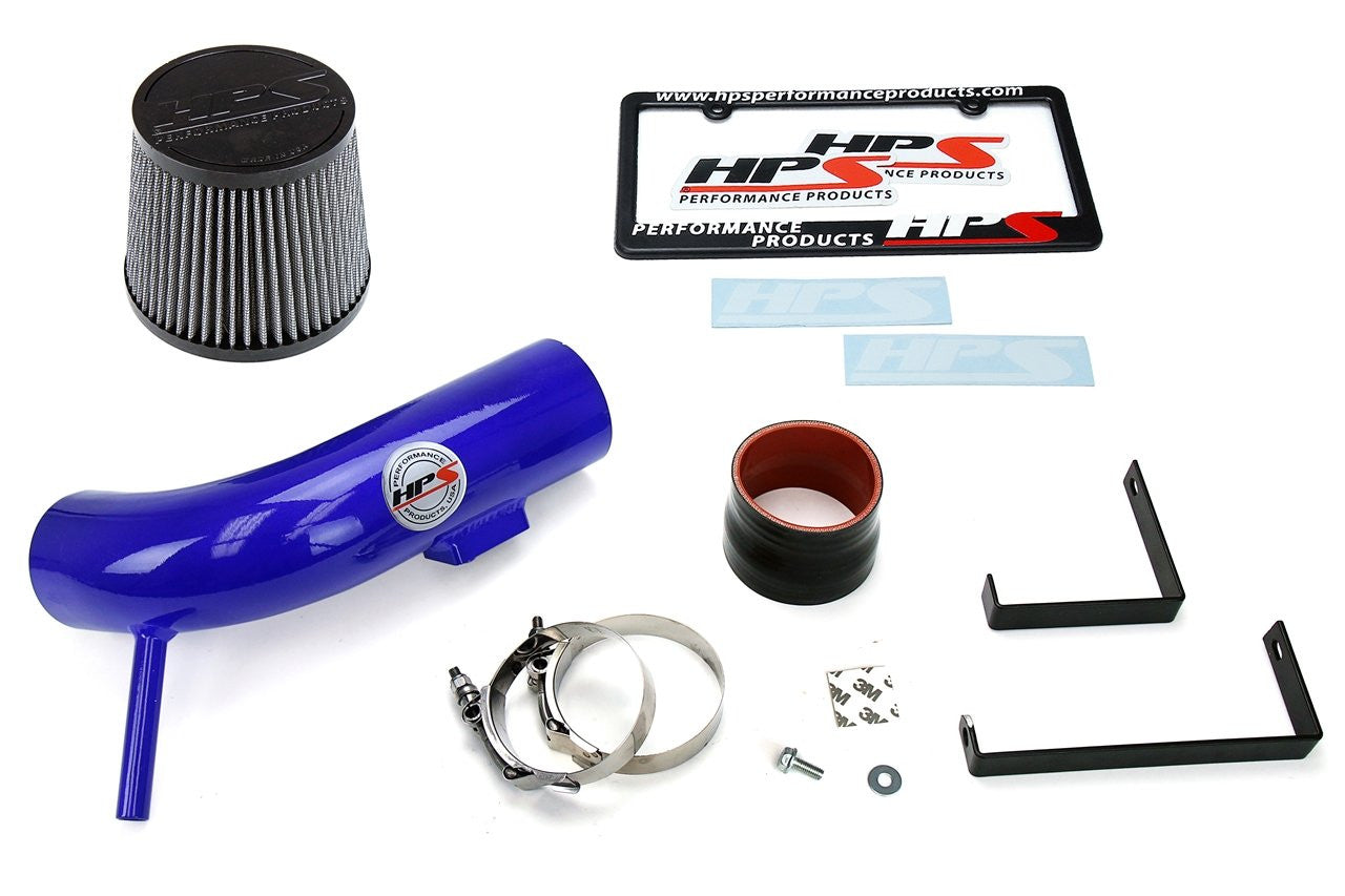 HPS 827-529BL Nissan Altima 2013-17 Blue Short Ram Air Intake