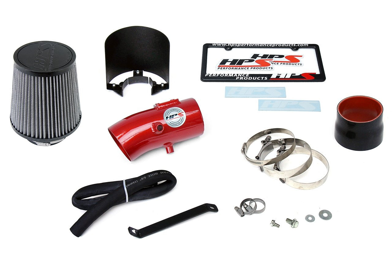 HPS 827-533R Nissan Maxima 2009-17 Red Short Ram Air Intake