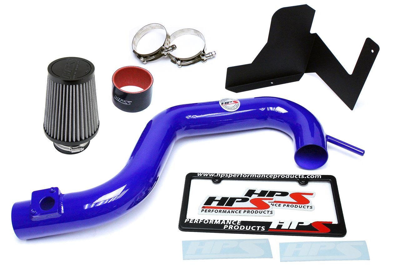 827-557BL Subaru Legacy 2010-11 Blue HPS Short Ram Air Intake