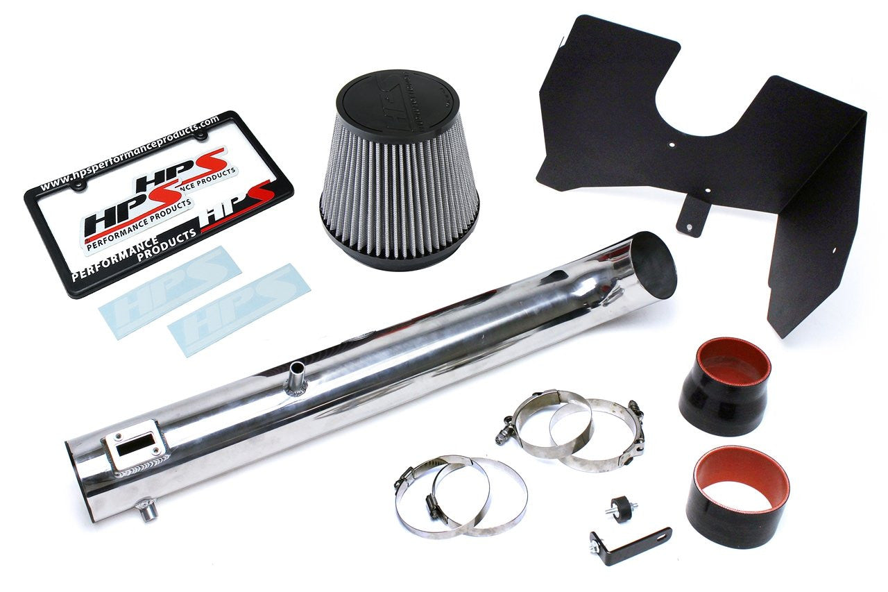 HPS 827-567P Nissan Frontier 2005-15 Polish Short Ram Air Intake