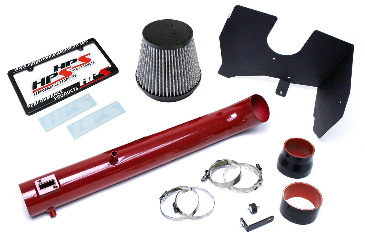 HPS 827-567R Nissan Frontier 2005-15 Red Short Ram Air Intake