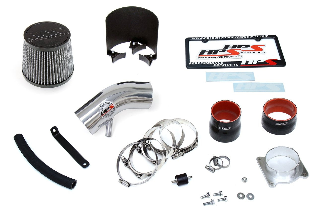 HPS 827-570P Nissan Altima 02-06 Polish Short Ram Air Intake