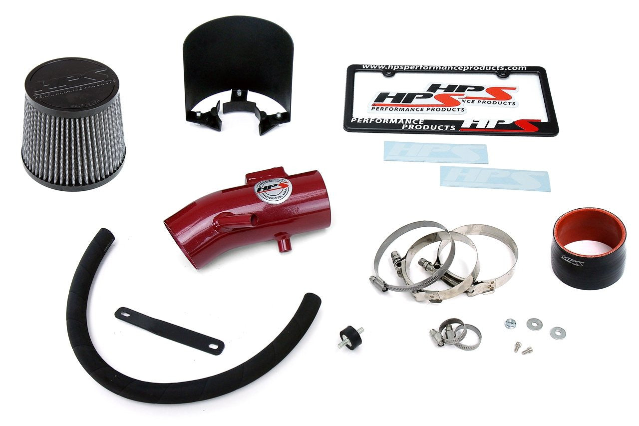 HPS 827-572R Nissan Altima 2007-12 Red Short Ram Air Intake