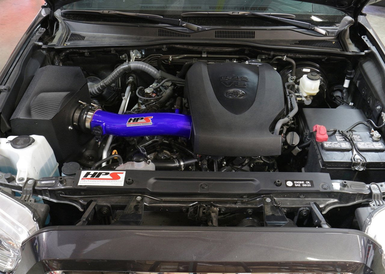 827-595BL Toyota Tacoma 2016- Blue HPS Short Ram Air Intake