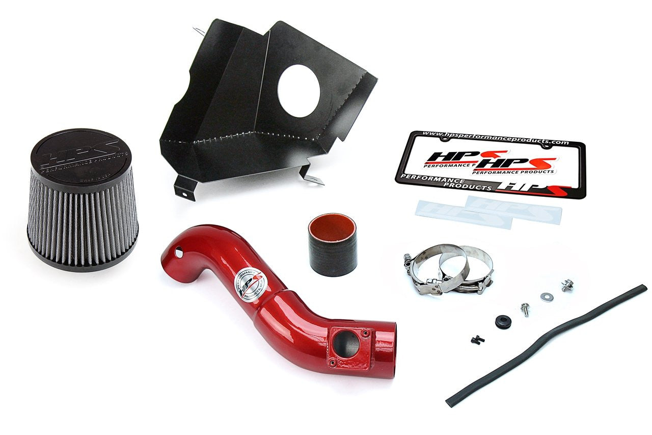 827-599R Honda Civic 2016- Red HPS Short Ram Air Intake