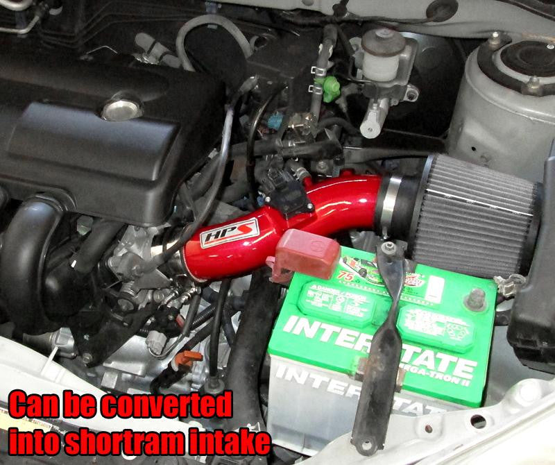 HPS 837-513R Pontiac Vibe 2003-04 Red Cold Air Intake