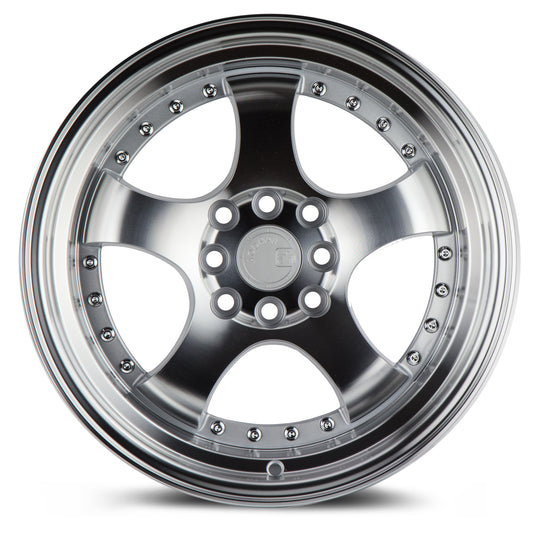 Aodhan AH03 17x9 Step Lip black 5x114.3 5x100 wheel ET30ET25 stance