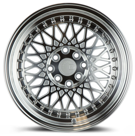 Aodhan AH05 16x8mesh black 4x100 4x114.3 wheel ET15 stance
