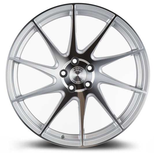 Aodhan AH09 18x8.5 directional silver 5x108 wheel ET35 stance