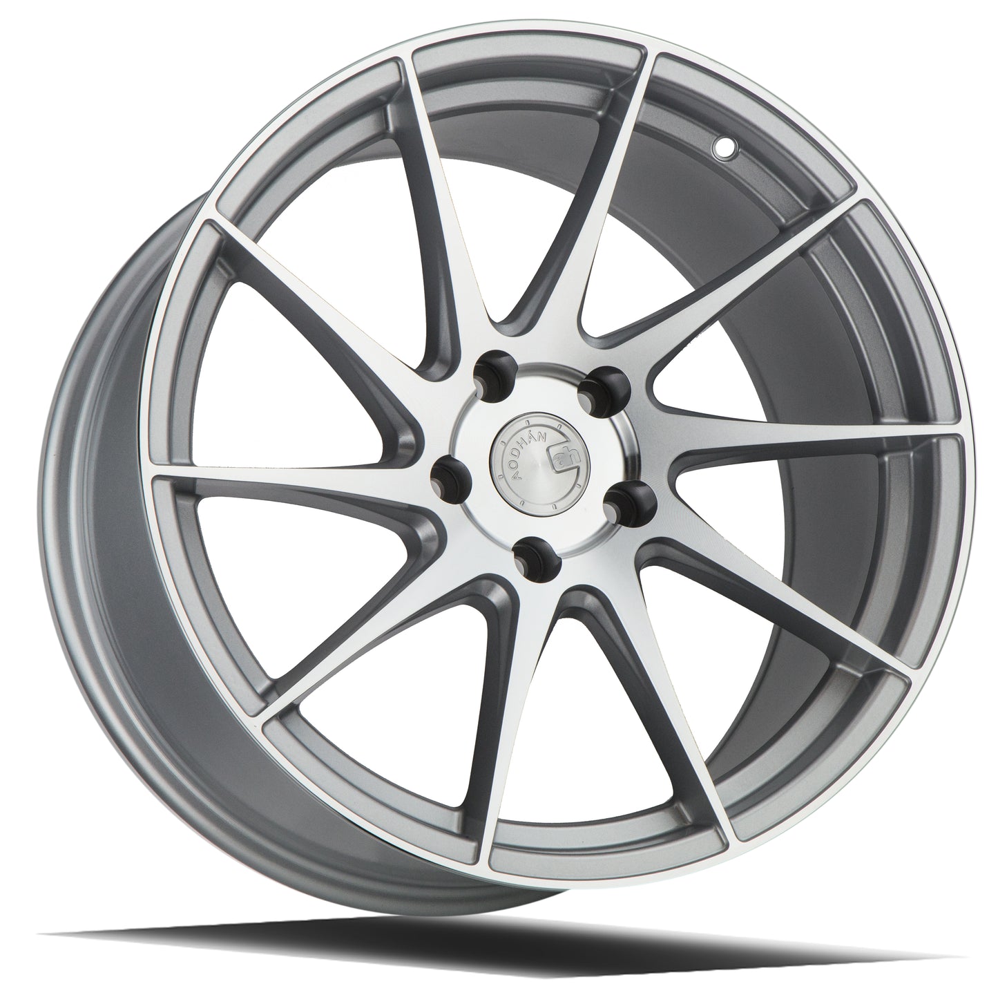 Aodhan AH09 18x9.5 rim directional silver 5x11 rim2 wheel ET35 Hellaflushed