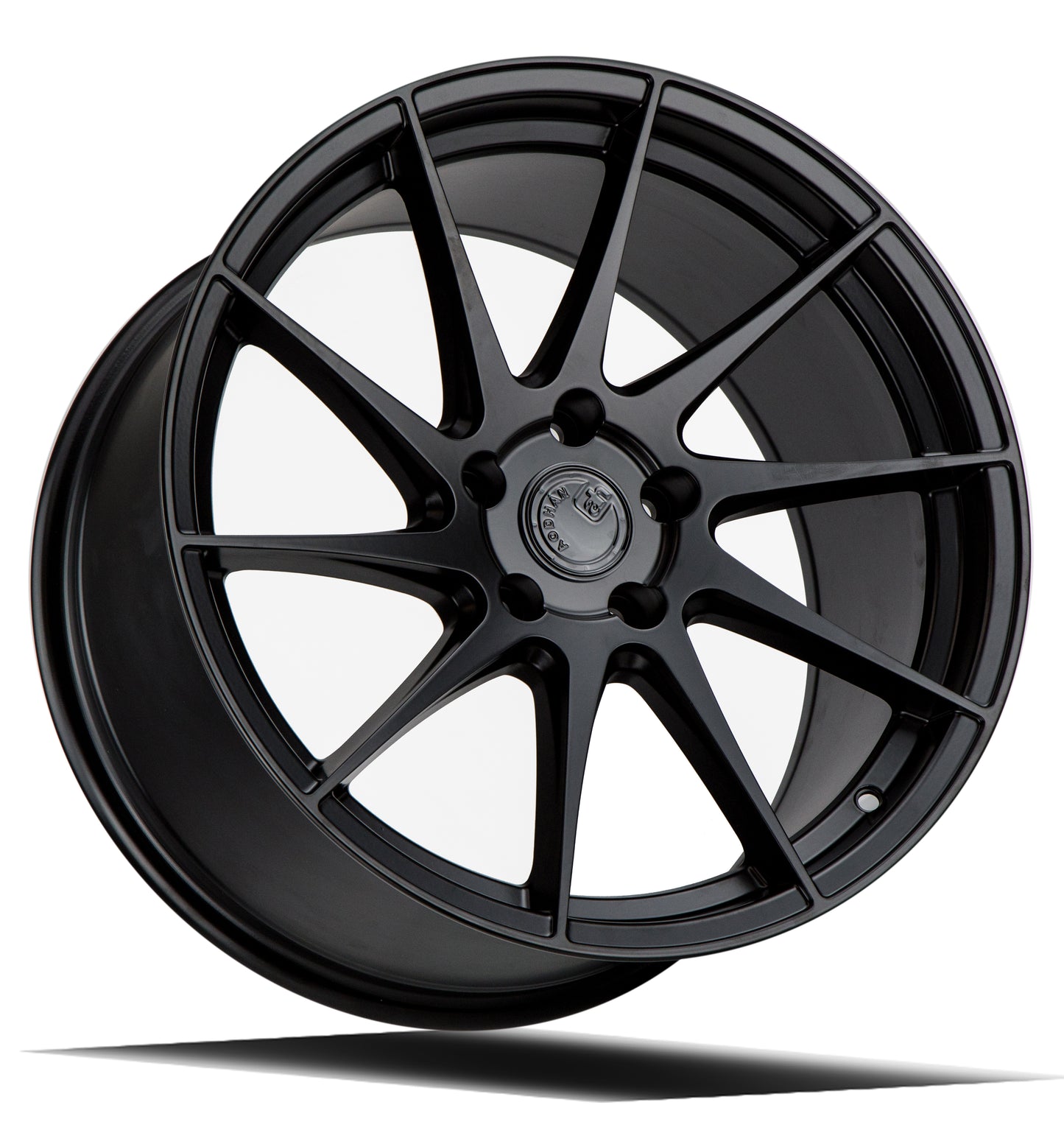 Aodhan AH09 18x9.5 rim directional black 5x11 rim2 wheel ET35 Hellaflushed