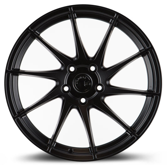 Aodhan AH09 18x8.5 directional bronze 5x108 wheel ET35 stance
