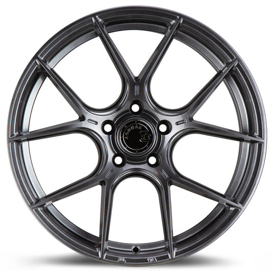 Aodhan AH-11 19x8.5 Concave black 5x112 wheel ET35 stance