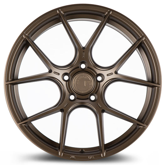 Aodhan AH-11 18x9.5 Concave silver 5x112 wheel ET35 stance