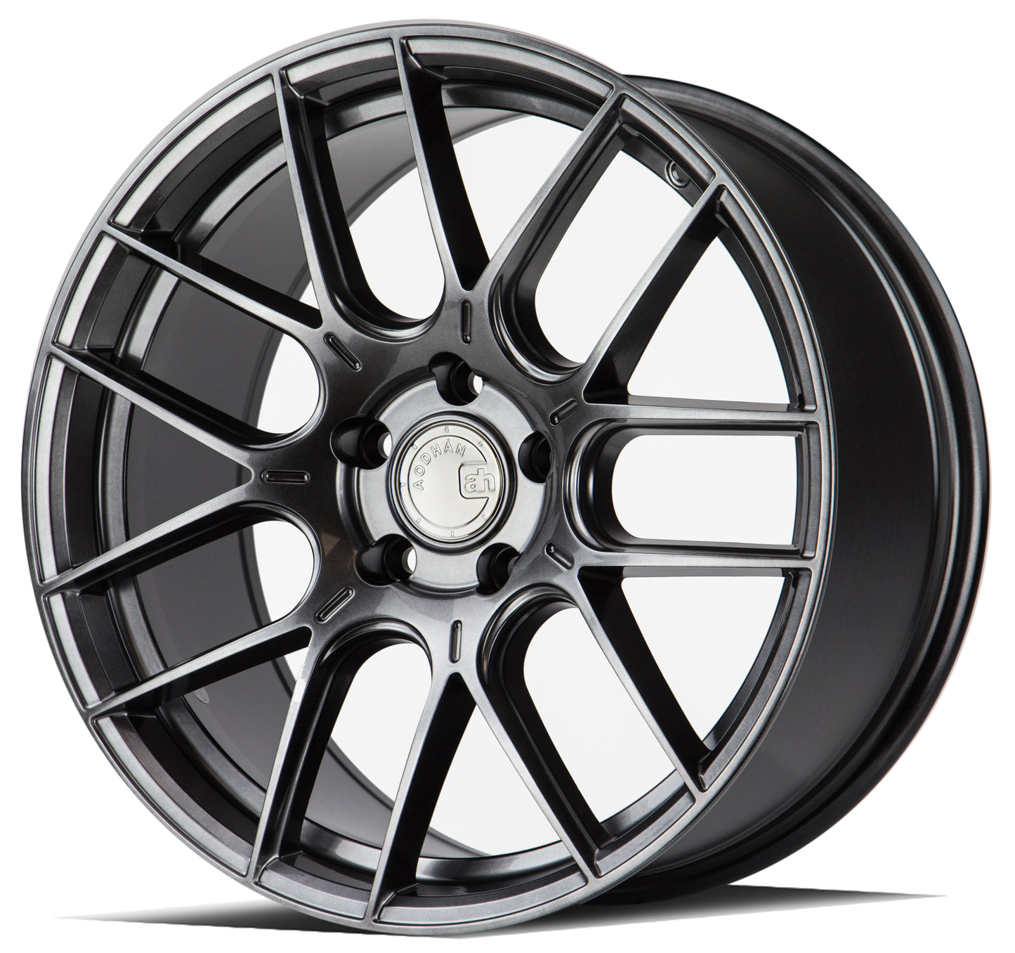 Aodhan AH-X 18x8.5 rim Concave black 5X4.5 wheel ET35 Hellaflushed