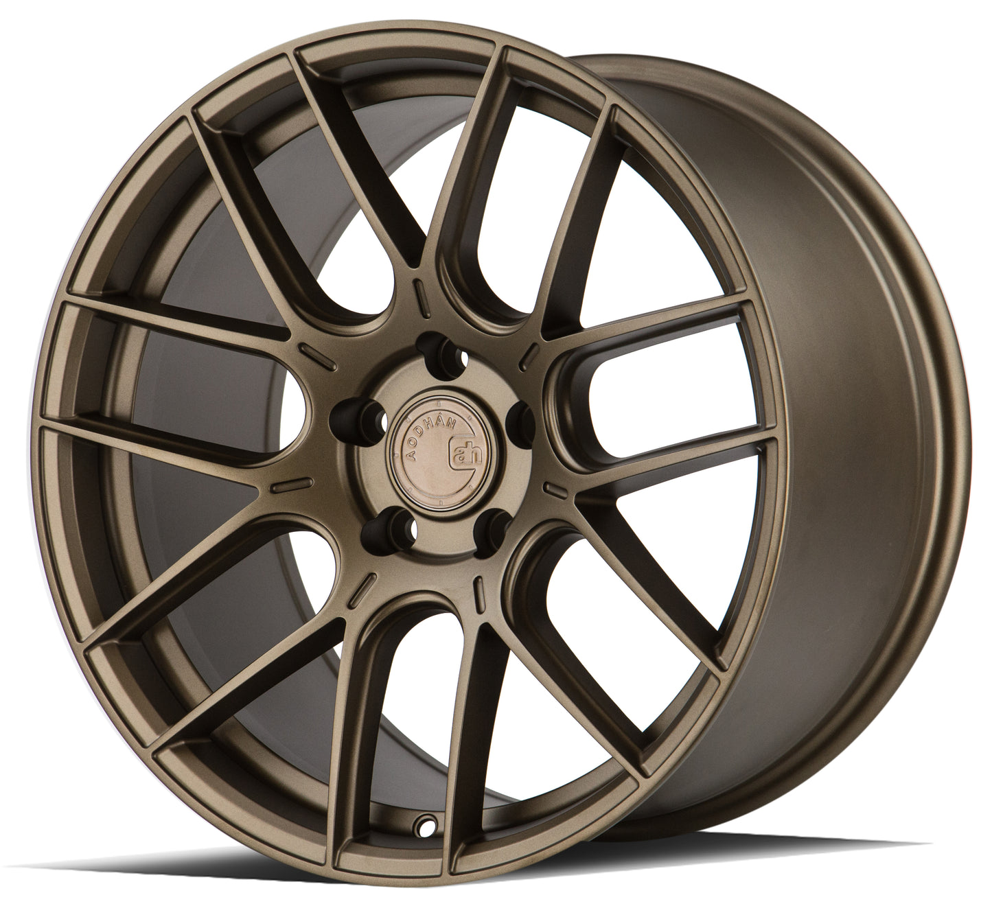 Aodhan AH-X 18x9.5 rim Concave silver 5x120 wheel ET35 Hellaflushed