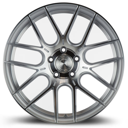 Aodhan AH-X 18x9.5 Concave black 5x114.3 wheel ET35 stance