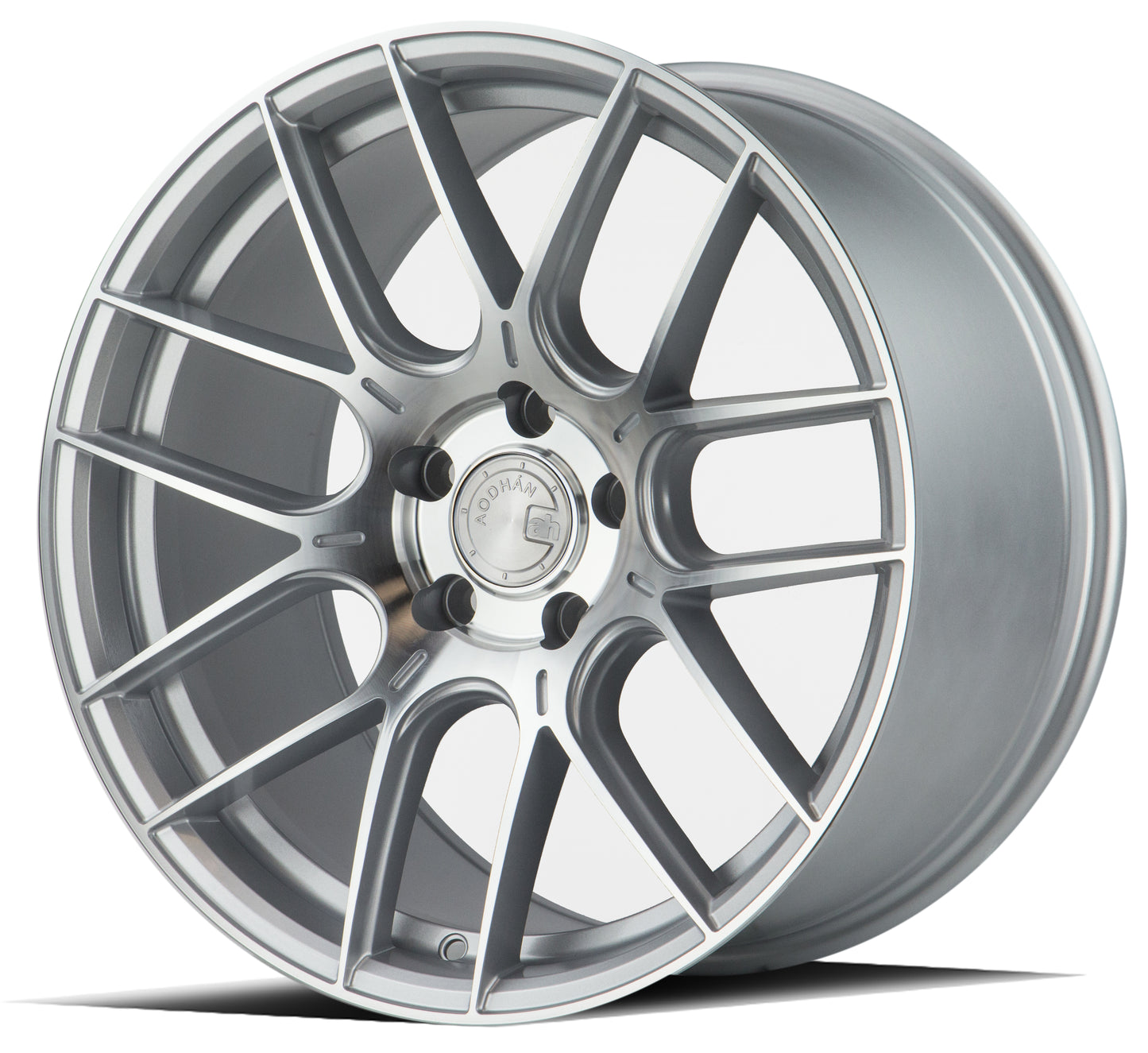Aodhan AH-X 18x9.5 rim Concave black 5x120 wheel ET35 Hellaflushed
