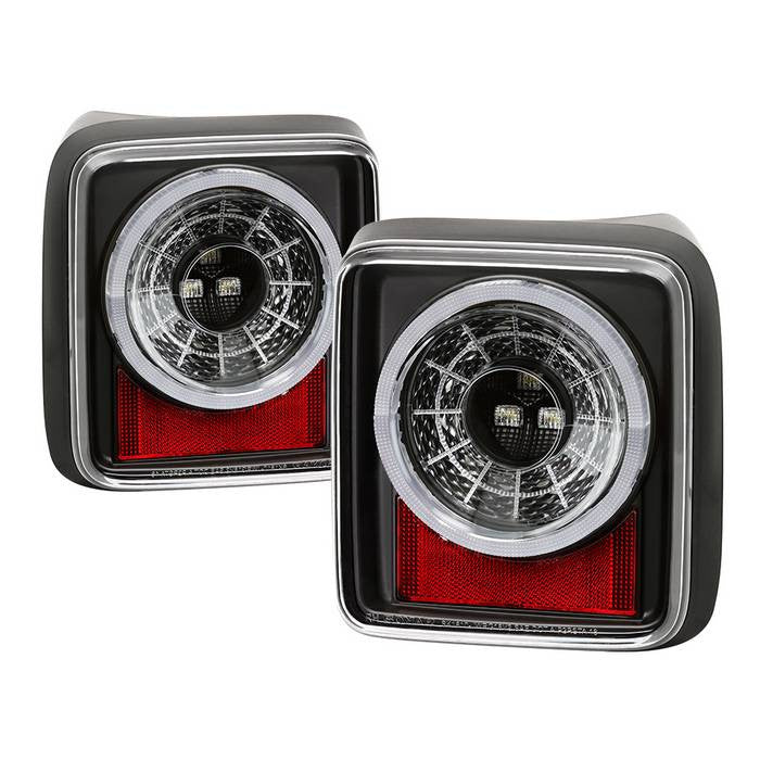 Spyder Jeep 19-20 Wrangler Full LED SEQ Tail Lights Black – SEmotors.com