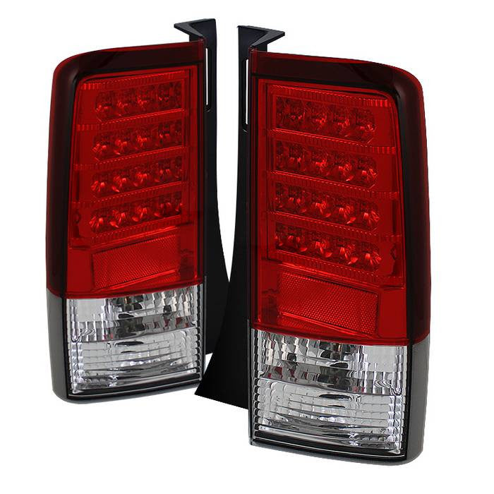 Spyder Scion 03-07 XB V2 LED tail lights red