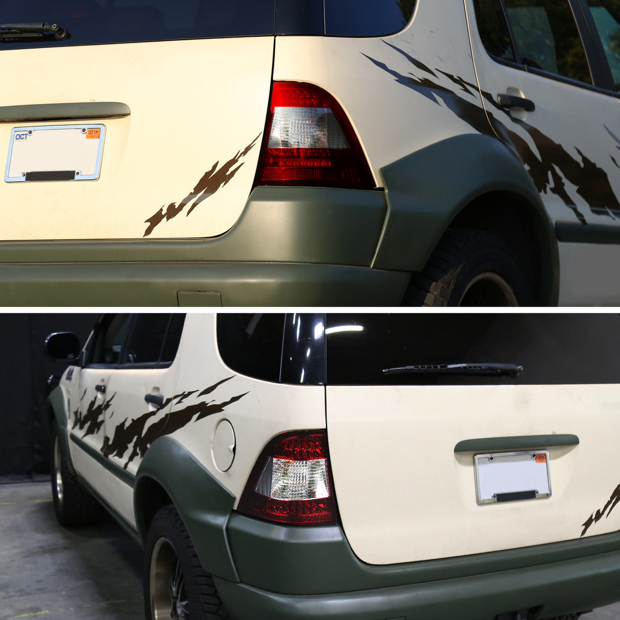 1998-2001 Mercedes M-Class Mercedes W163 LED Spec-D Tail Lights Red