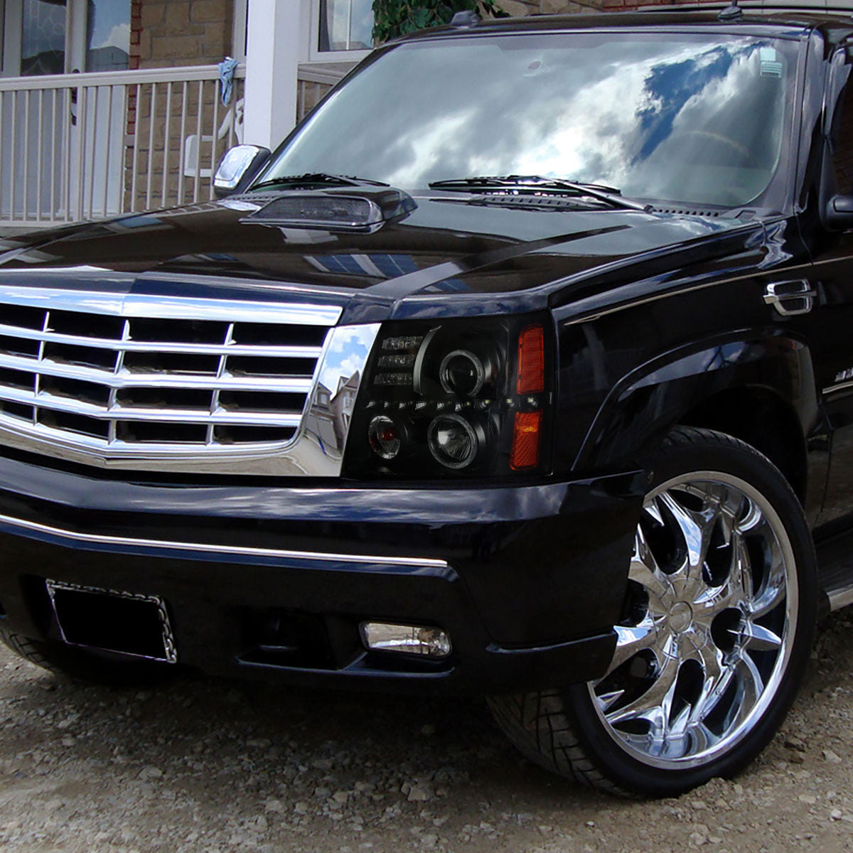 2LHP-ECAP05-RS 2005-07 Ford Escape Projector Headlights Chrome