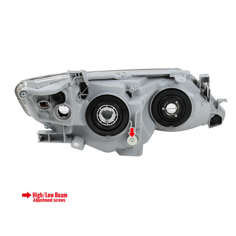 Spe-D 2012-2014 Camry OEM Style Projector Spec-D Headlights Black