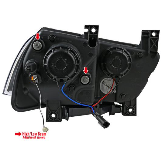 2011-2014 Charger U-Shape Projector Spec-D Headlights Black Smoked