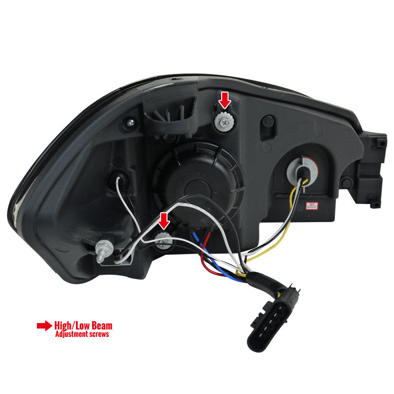 Spec-D 06-14 Chevy Impala Projector Headlights SEQ LED Black