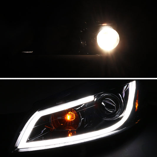 2006-2014 Chevy Impala Projector Spec-D Headlights Sequoia LED Black