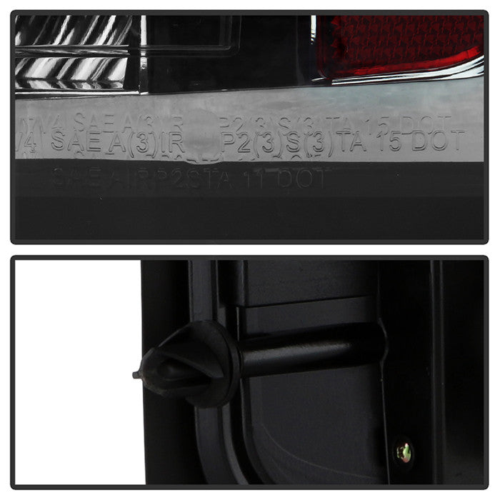 Spyder 07-13 Silverado 1500 2500HD 3500HD LED tail lights smoke red