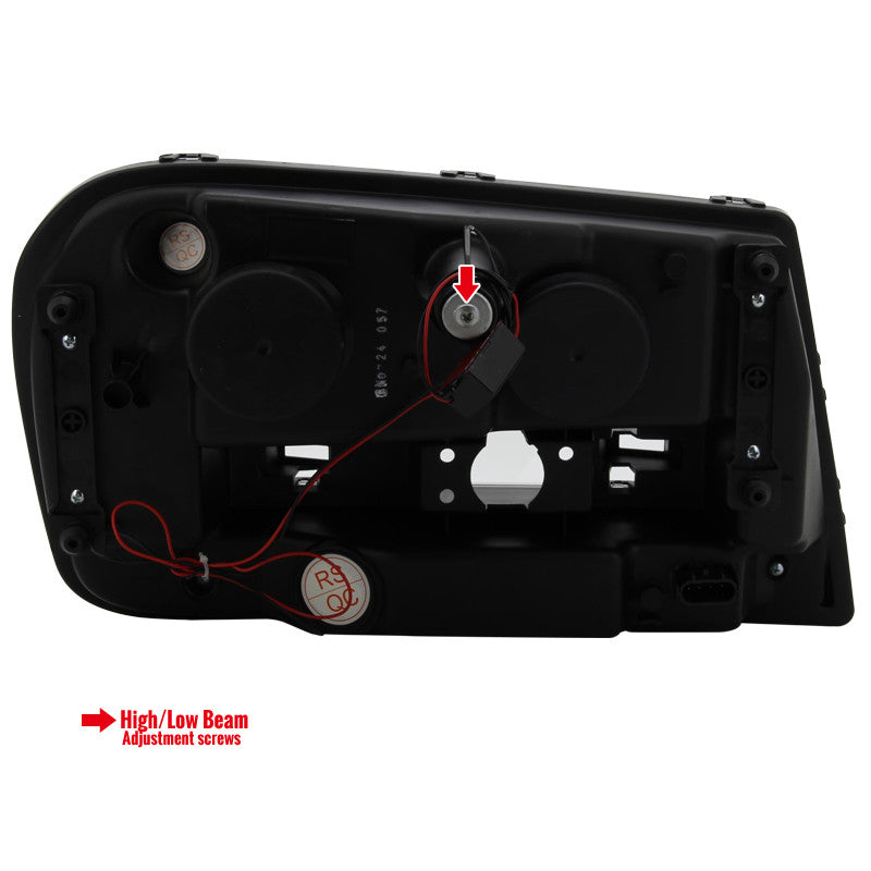 Spe-D 2002-2009 Chevy Trailblazer Spec-D Headlights Black Smoked