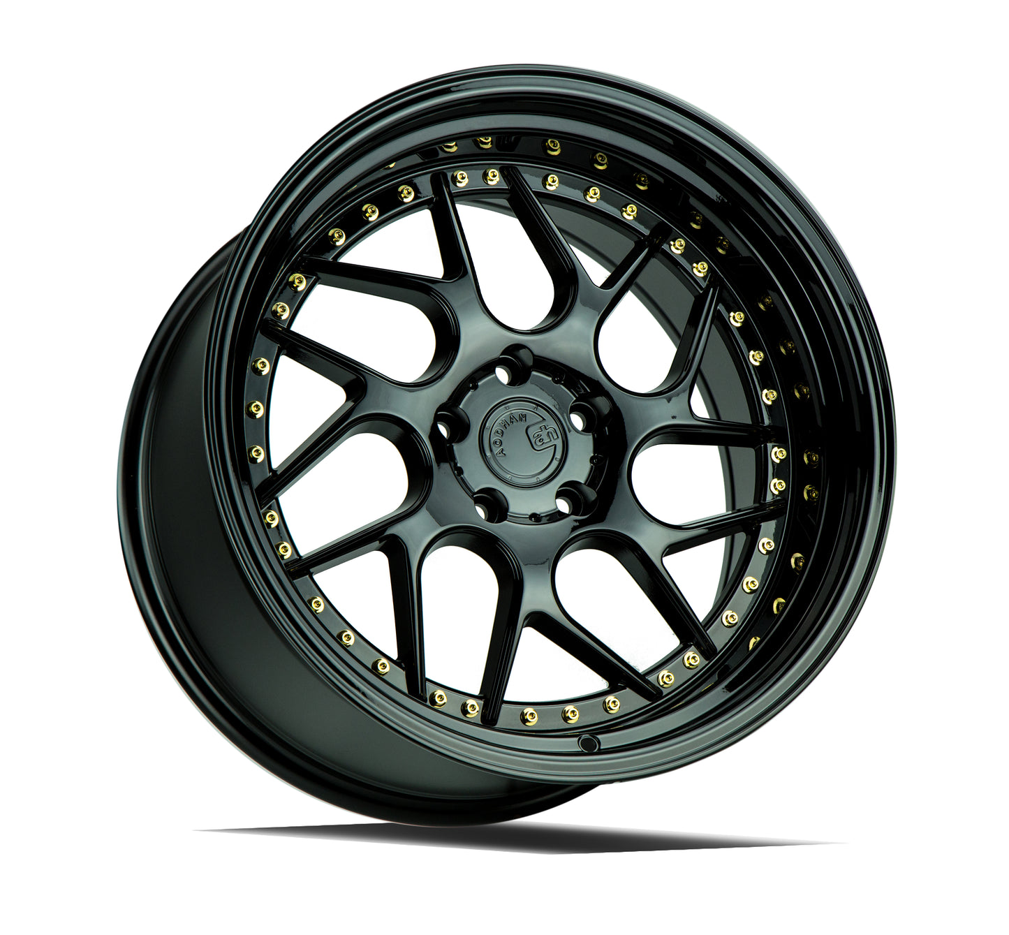 Aodhan DS01 18x8.5 rim twisted spok black 5x100 wheel ET35 Hellaflushed