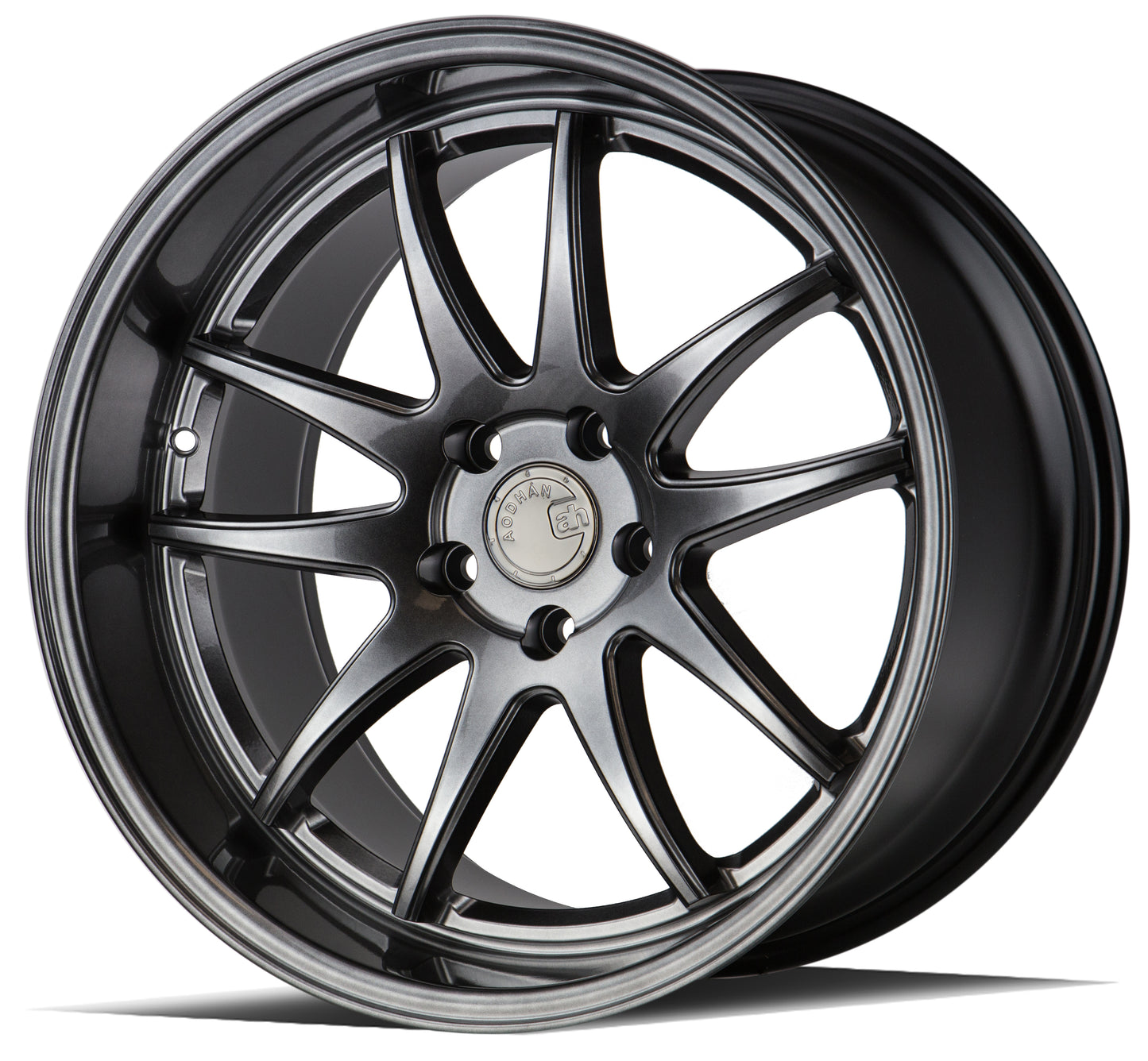Aodhan DS02 18x10.5 rim 5-Spoke silver 5X4.5 wheel ET15 Hellaflushed