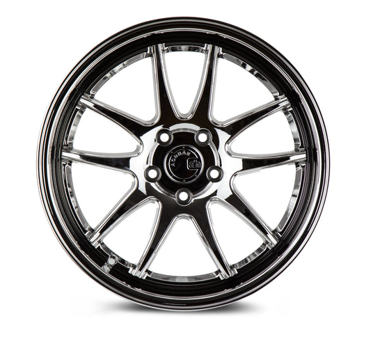 Aodhan DS02 18x10.5 Concave black 5x114.3 wheel ET22 stance