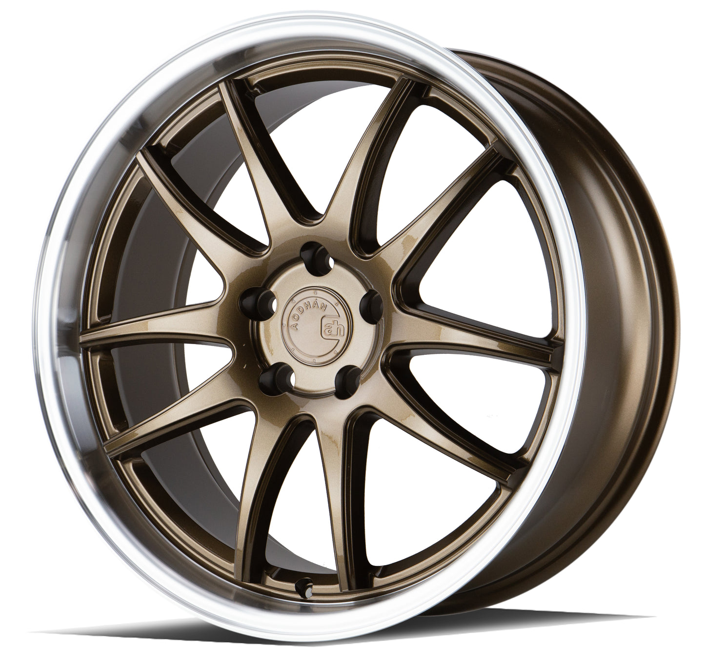 Aodhan DS02 19x8.5 rim Concave black 5X4.5 wheel ET35 Hellaflushed
