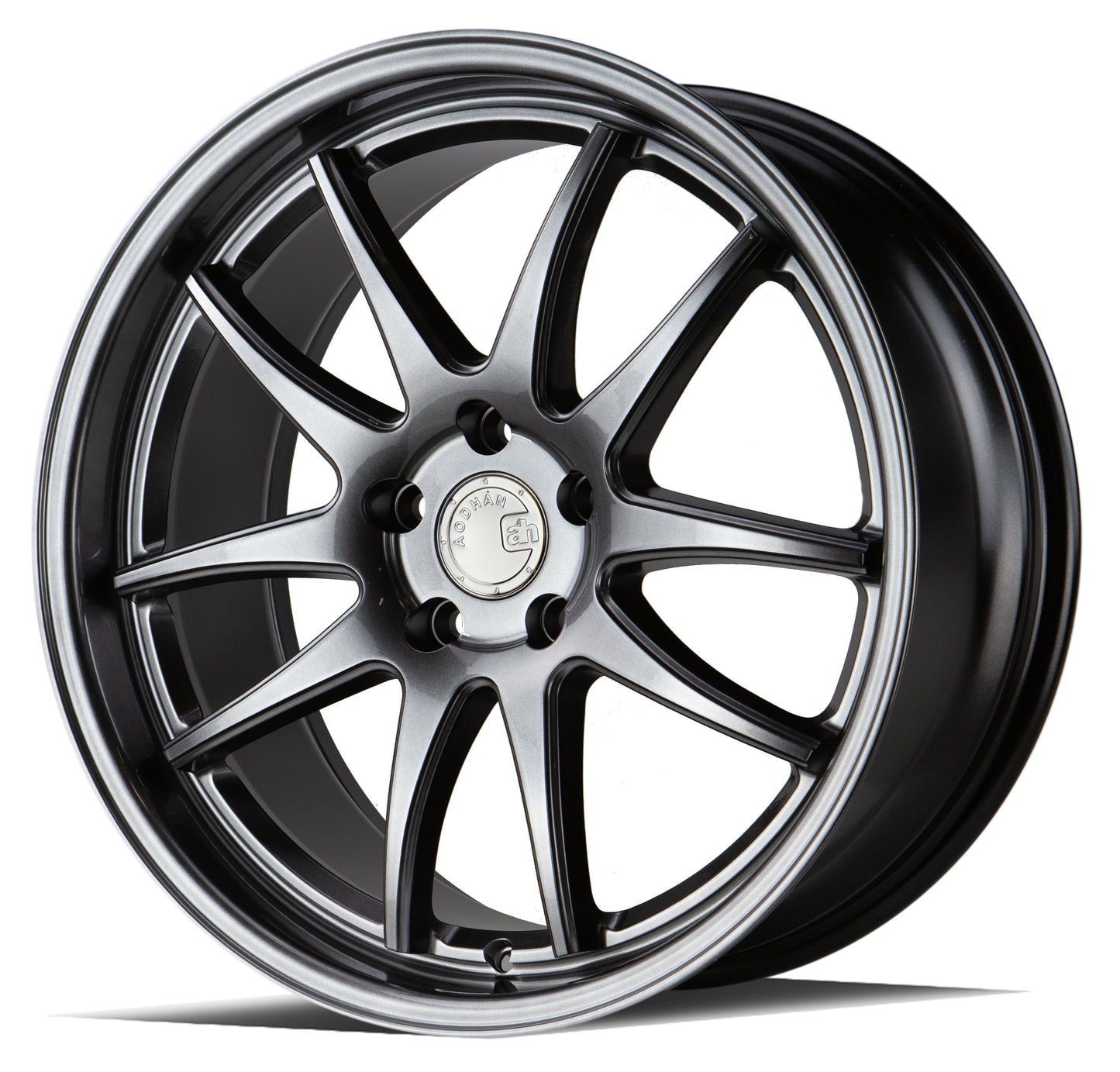 Aodhan DS02 19x8.5 rim 5-Spoke silver 5X4.5 wheel ET35 Hellaflushed