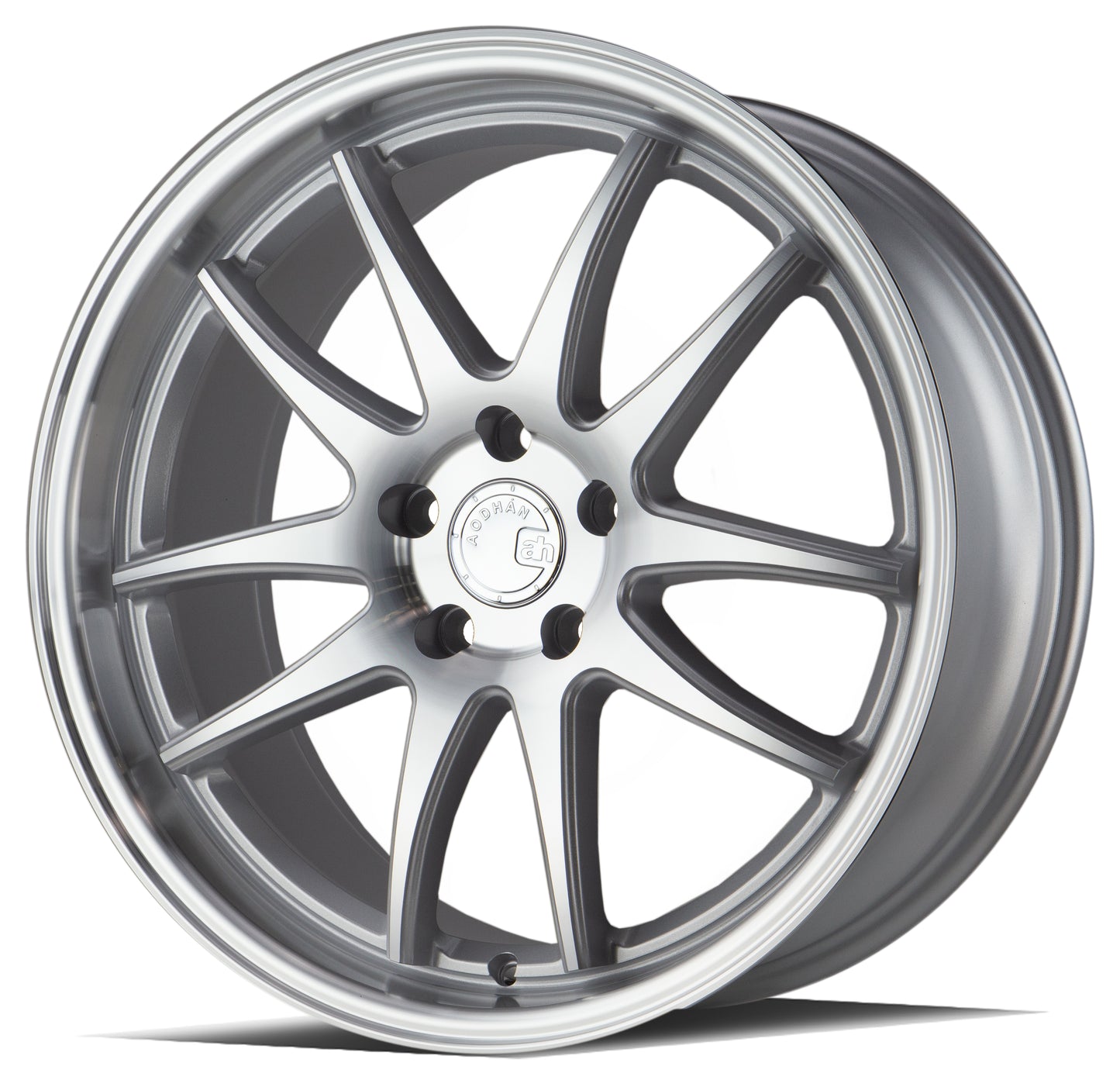 Aodhan DS02 19x9.5 rim Concave black 5X4.5 wheel ET15 Hellaflushed