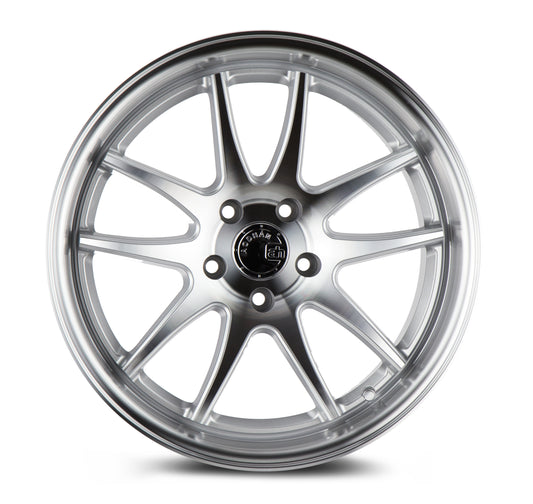 Aodhan DS02 19x9.5 Concave silver 5x114.3 wheel ET22 stance