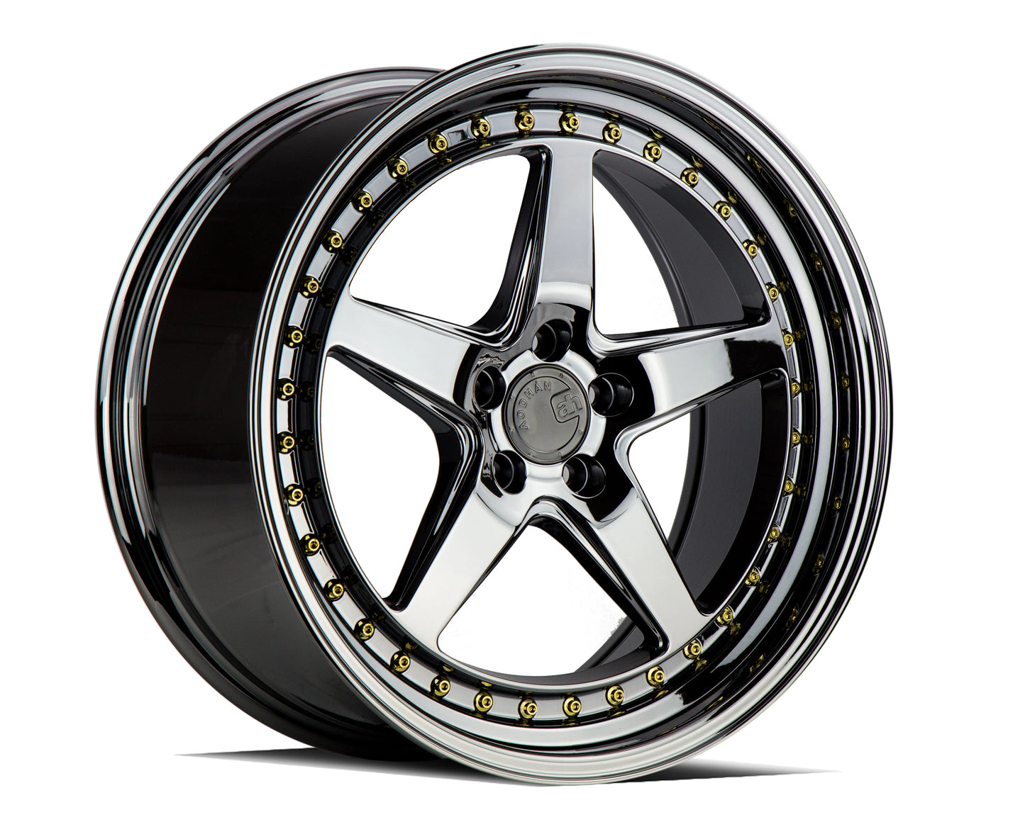 Aodhan DS05 18x8.5 wheel 5x114.3 Black Vacuum Deep Dish Rim