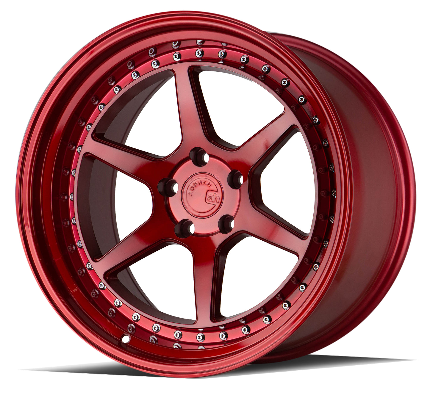 Aodhan DS09 18x10.5 rim light-weight red 5X4.5 wheel ET22 Hellaflushed