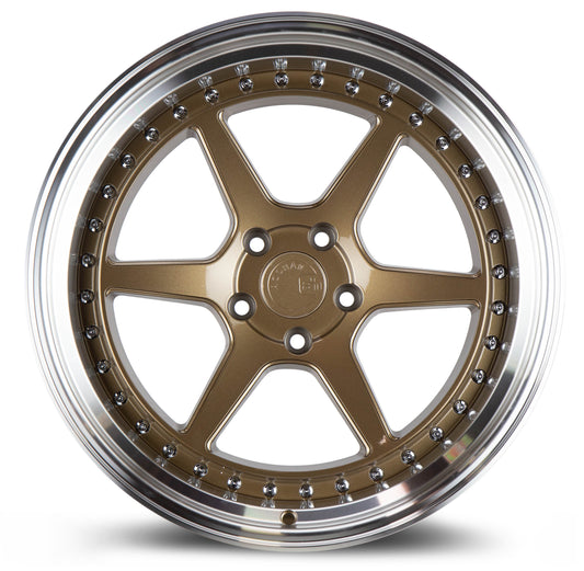 Aodhan DS09 19x11 semi forged bronze 5x114.3 wheel ET15 stance