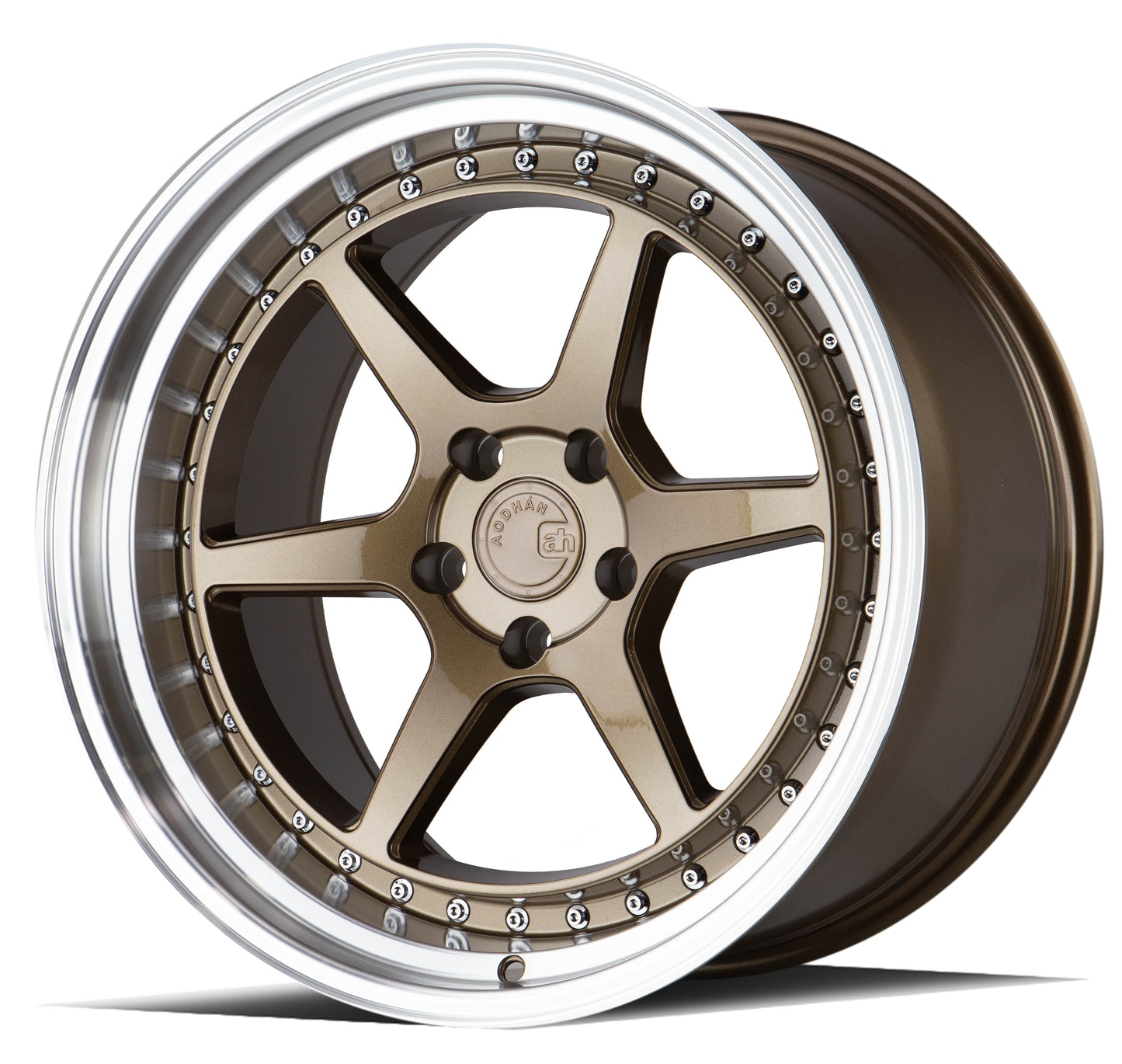 Aodhan DS09 19x11 rim light-weight bronze 5X4.5 wheel ET15 Hellaflushed