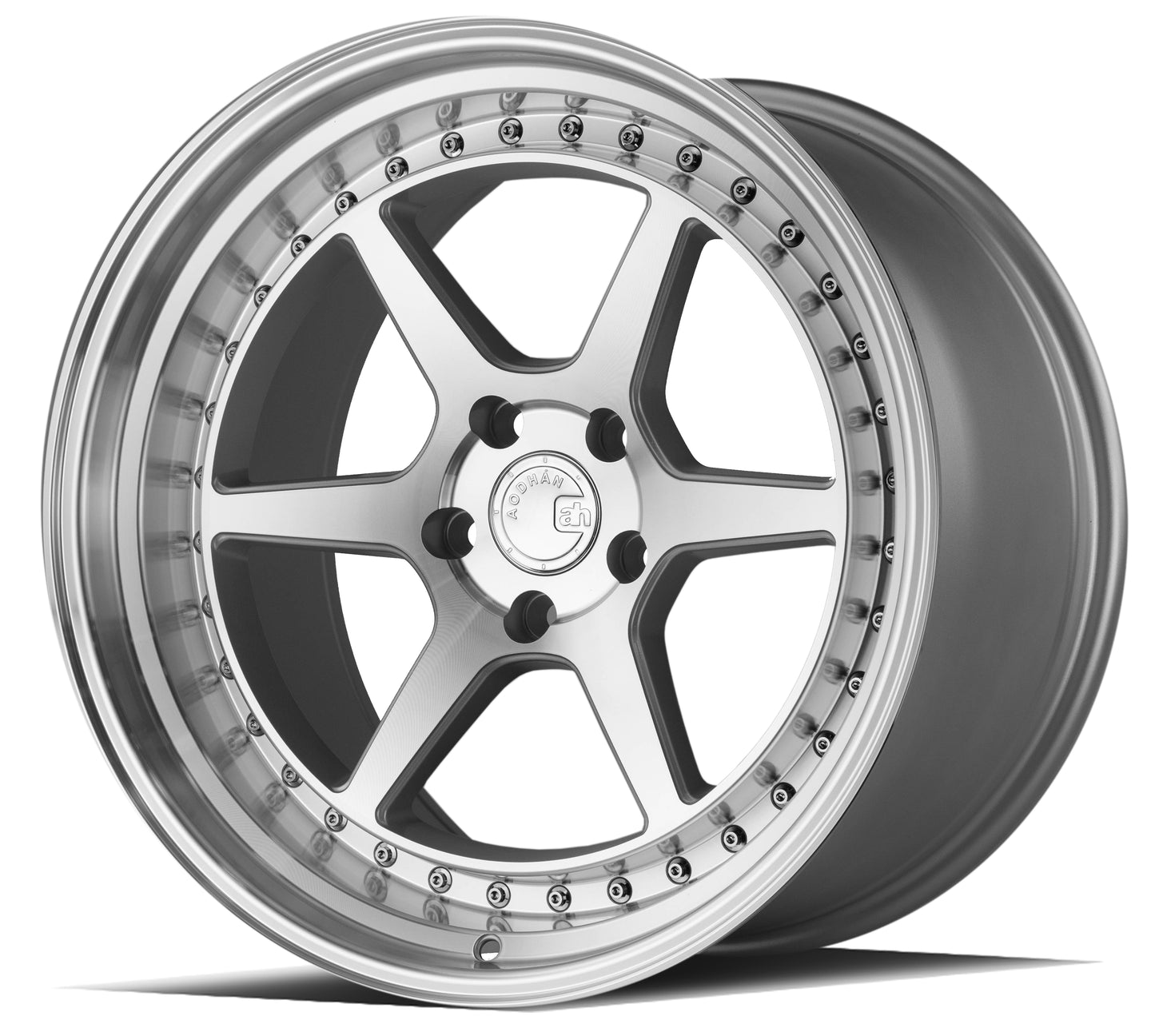 Aodhan DS09 19x11 rim light-weight silver 5X4.5 wheel ET22 Hellaflushed