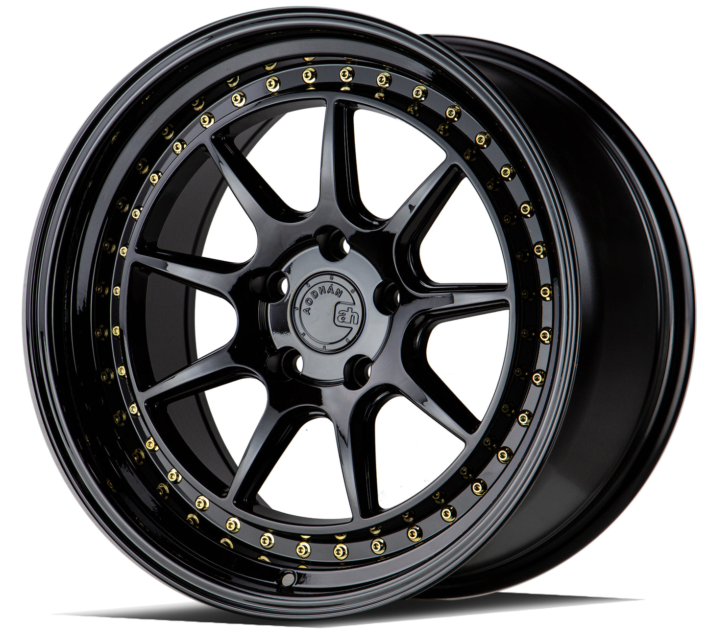 Aodhan DS-X 18x8.5 rim light-weight black 5X4.5 wheel ET35 Hellaflushed
