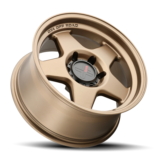 DX4 Rover 17x8.5 wheels GMC Sierra 1500 Frozen Bronze 4x4 rims