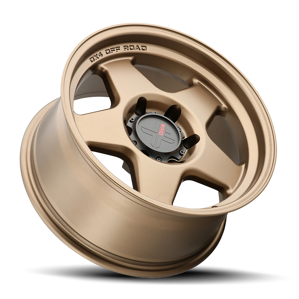 DX4 Rover 17x8.5 wheels GMC Sierra 1500 Frozen Bronze 4x4 rims