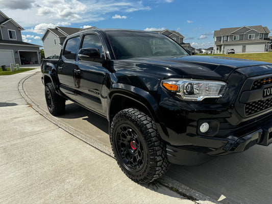 DX4 Titan 20X9 truck wheels GMC Sierra 1500 Flat Black