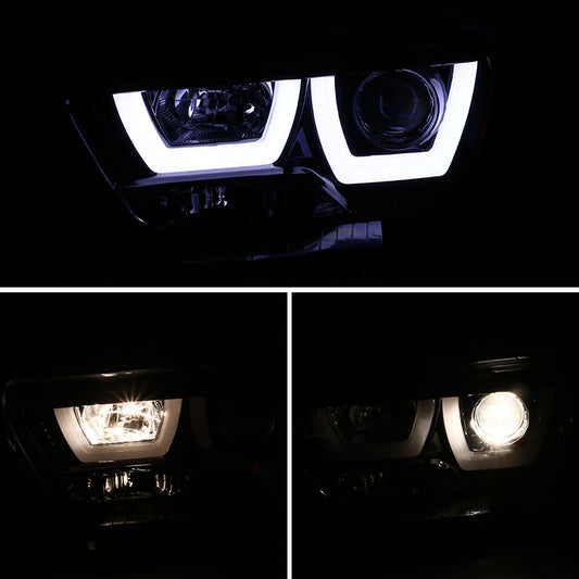 2011-2014 Dodge Charger U-Shape Projector Spec-D Headlights Black