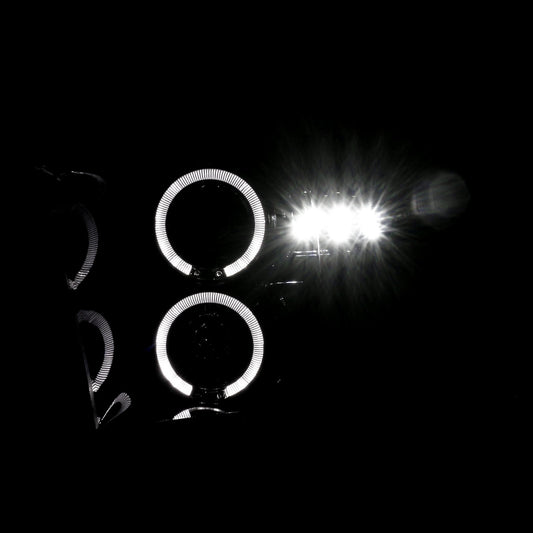 2009-2018 Dodge Ram 1500 2500 Sequoia LED Spec-D Headlights Black SM